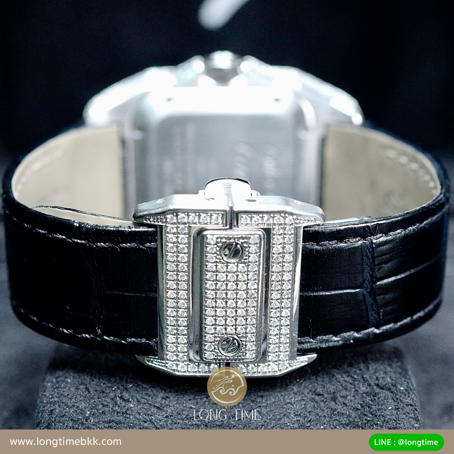 Cartier Santos 100 Full Diamond M 2018 03