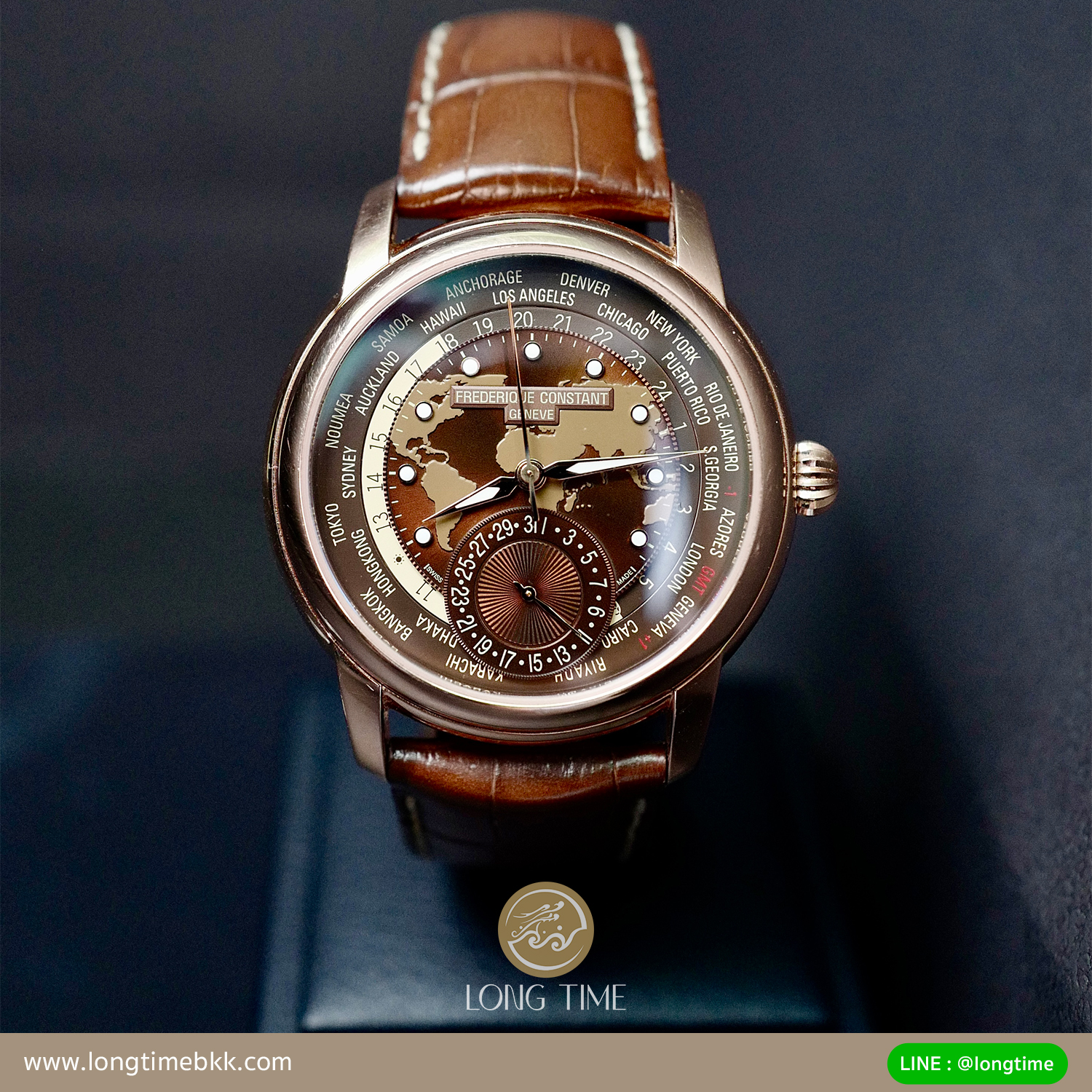 Frederique Constant Worldtimer Rose gold 2019 Frederique Constant Worldtimer Rose gold 2019