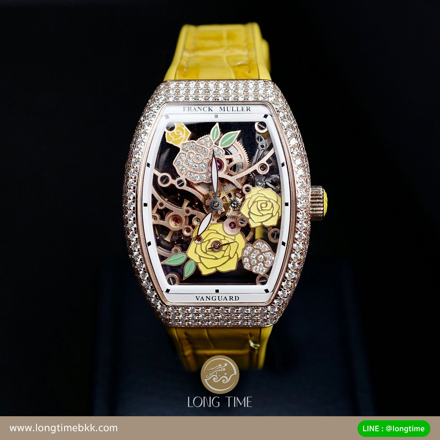 Franck Muller Vanguard Rose Skeleton Diamond Franck Muller Vanguard Rose Skeleton Diamond