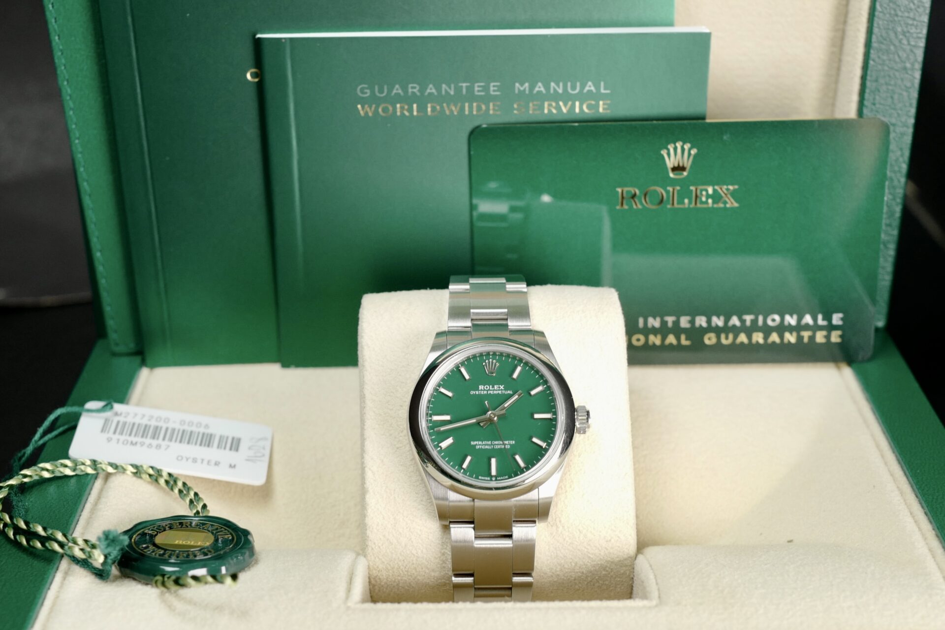 Rolex OP Green Dial 31mm 2023 03