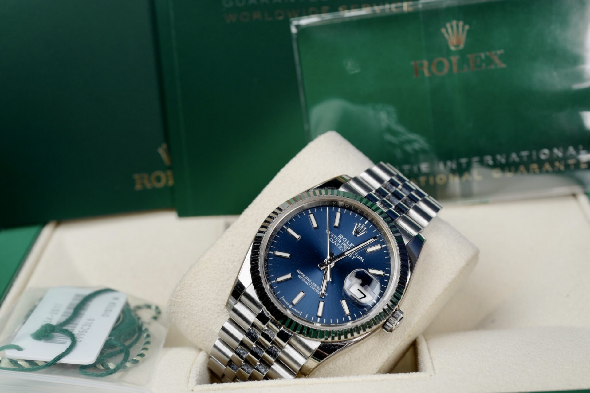 Rolex Oyster Perpetual Datejust Blue 36 2021 01